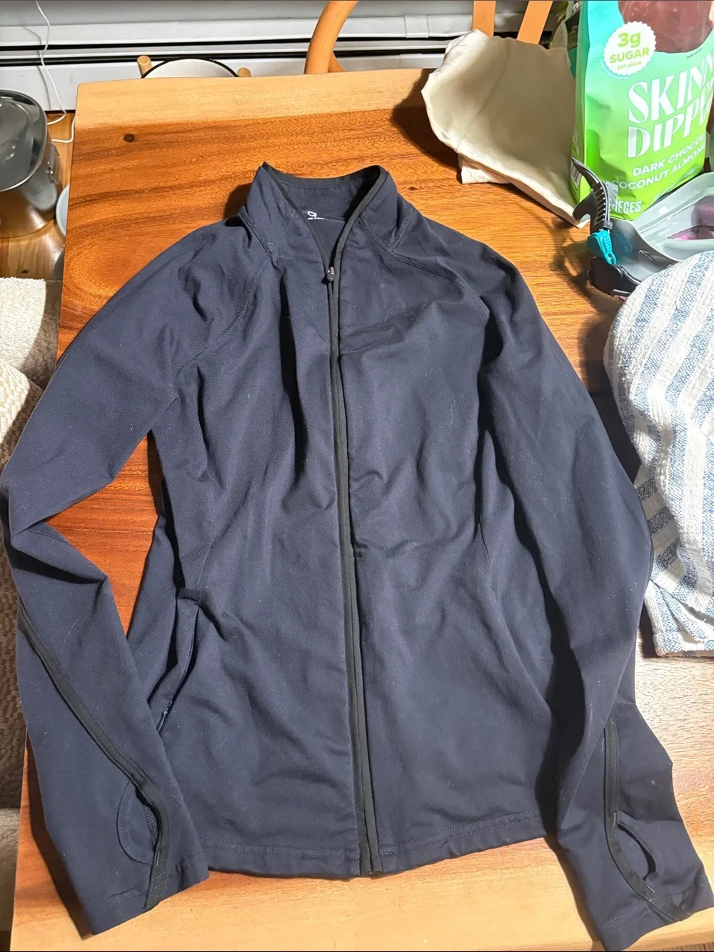 Women Full-Zip Navy Performance Jacket